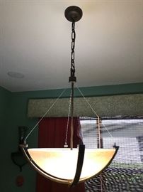 LIGHTEN FIXTURE (Dining Room) $100 (come prepared to remove it yourself)