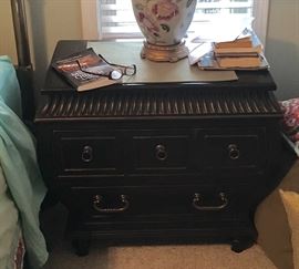 BOMBAY END TABLES, ONE OF TWO