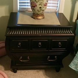 2ND OF 2 BOMBAY END TABLES/NIGHT STANDS.