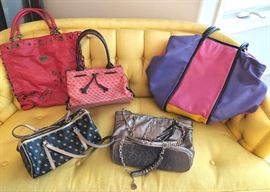 PURSES/HANDBAGS SIGNED D&G ( DOLCE GABBANA ) , DB ( DOONEY & BOURKE ) & CARLA MARCHI ITALY.