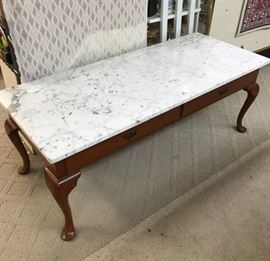                 MARBLE TOP COFFEE TABLE