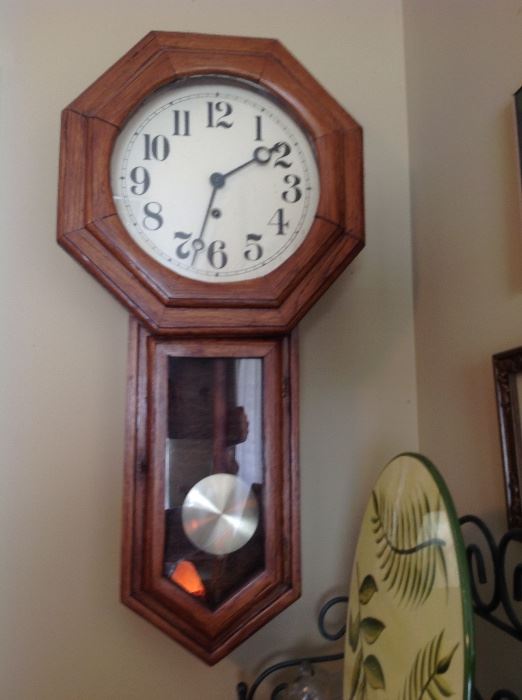 vintage hand-made clock in very fine condition