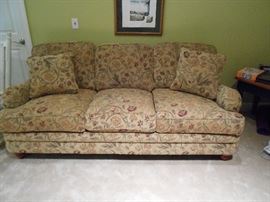 This full excellent condition sofa matches the love-seat in the basement