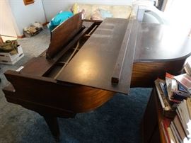 French & Sons Baby grand piano w/ bench