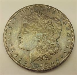 Better date Morgan silver dollar