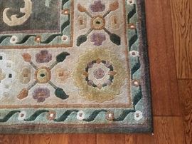 Detail on area rug