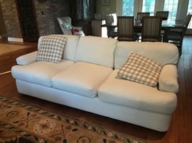 One of two matching sofas