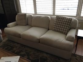 One of two Henredon sofas - clean, clean, clean!