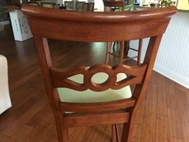 Detail on bar stools