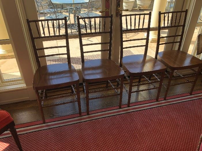 Fourteen chairs available - terrific extra seating, selling in sets of two 