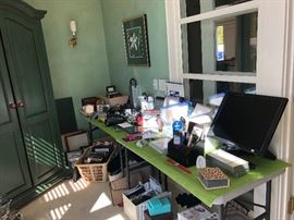 Office accessories, supplies and electronics including  2nd generation IPads