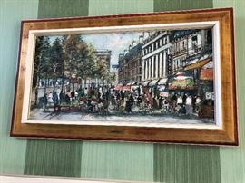 Wonderful original art by J. Resseguier for sale asking $240