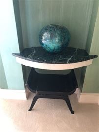 Phil O'Reilly peacock feathers glass art