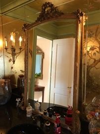 Gorgeous gilded mirror  36"w x 52"h asking $690 nothing else is included in the sale