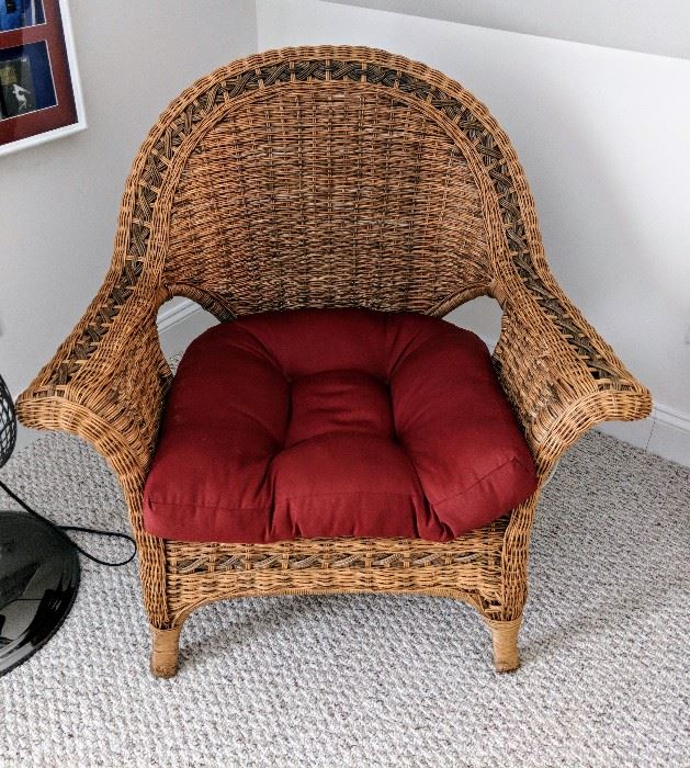 2 of 2 Wicker Chairs