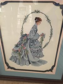 Beautiful hand made petti point artwork