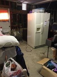 Good working double door refrigerator with ice maker