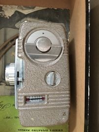 Vintage camera and projectir