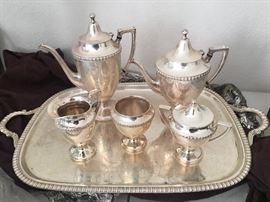 Silver tea set