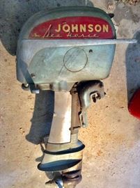 1950's Johnson Sea Horse Outboard Motor  (working condition unknown)