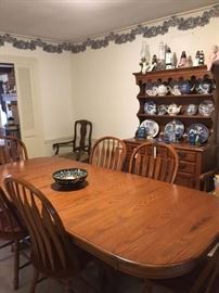 Second view of dining table with leaves in