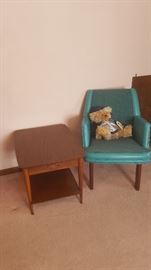 Lane Table and 70s chair