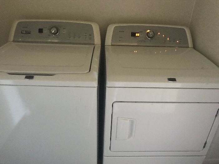 Bravos washer and gas dryer. Only 4 years old. Top of the line 