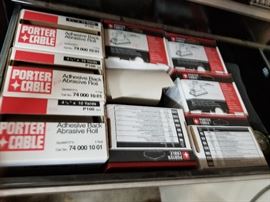 Porter CAble sanding pads still in box,