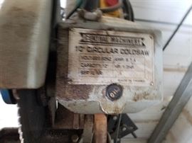 10" circular saw, perfect working order