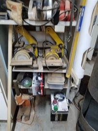 array of power tools