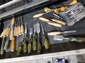 wood working tools, chesels
