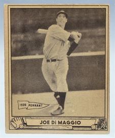 1940 Playball Joe DiMaggio             Bid on-line today through March 21st at www.fairfieldauction.com