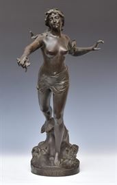 Bronze Classical Figure             Bid on-line today through March 21st at www.fairfieldauction.com