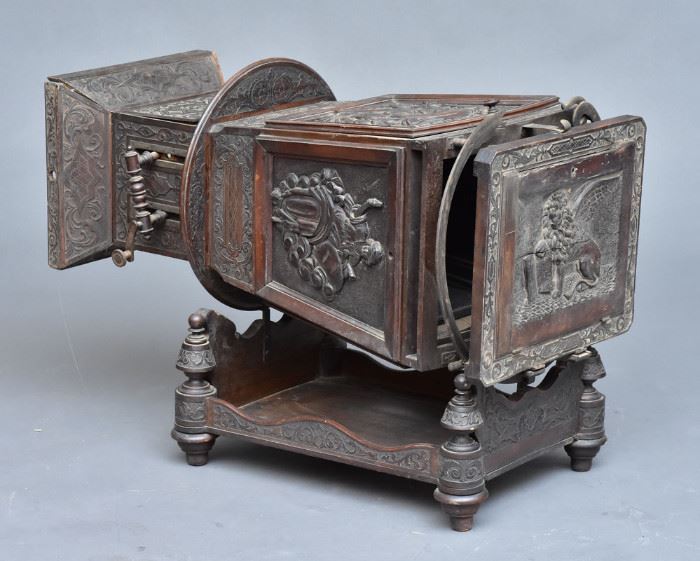 Megalethoscope  by Charles Ponti, Venice Italy
35" long
circa 1862             Bid on-line today through March 21st at www.fairfieldauction.com