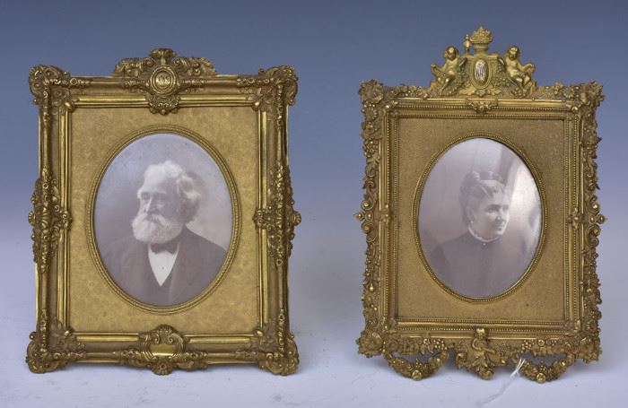 Two French Bronze Picture Frames             Bid on-line today through March 21st at www.fairfieldauction.com