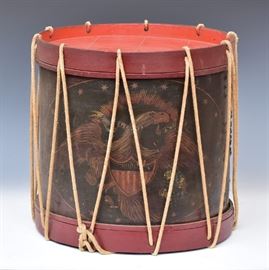 Regimental Style Drum             Bid on-line today through March 21st at www.fairfieldauction.com