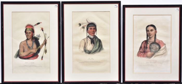Native American Stone Lithographs             Bid on-line today through March 21st at www.fairfieldauction.com