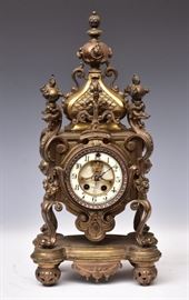 Gilbert Renaissance Revival Mantel Clock             Bid on-line today through March 21st at www.fairfieldauction.com