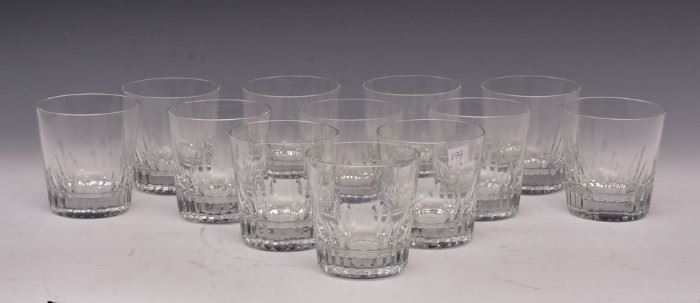 Baccarat Glasses             Bid on-line today through March 21st at www.fairfieldauction.com