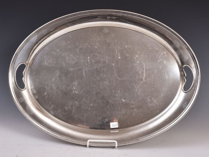 Gorham Sterling Silver Platter             Bid on-line today through March 21st at www.fairfieldauction.com