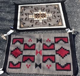 Two Navajo Weavings             Bid on-line today through March 21st at www.fairfieldauction.com