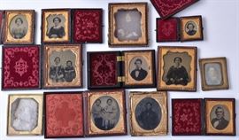 including double portrait of a seated young
boy daguerrotype and 12 other daguerrotypes 
and ambrotypes             Bid on-line today through March 21st at www.fairfieldauction.com