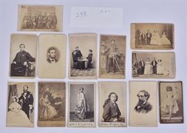 Collection of 12 CDVs             Bid on-line today through March 21st at www.fairfieldauction.com