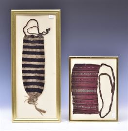 Two Framed South American Textiles             Bid on-line today through March 21st at www.fairfieldauction.com