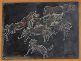 Cast Bronze Panel             Bid on-line today through March 21st at www.fairfieldauction.com