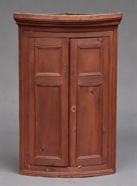 Federal Pine Corner Cabinet             Bid on-line today through March 21st at www.fairfieldauction.com