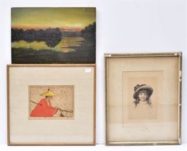 Three Art Work             Bid on-line today through March 21st at www.fairfieldauction.com