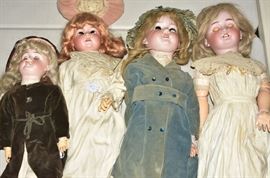 Over 100 German Bisque dolls             Bid on-line today through March 21st at www.fairfieldauction.com