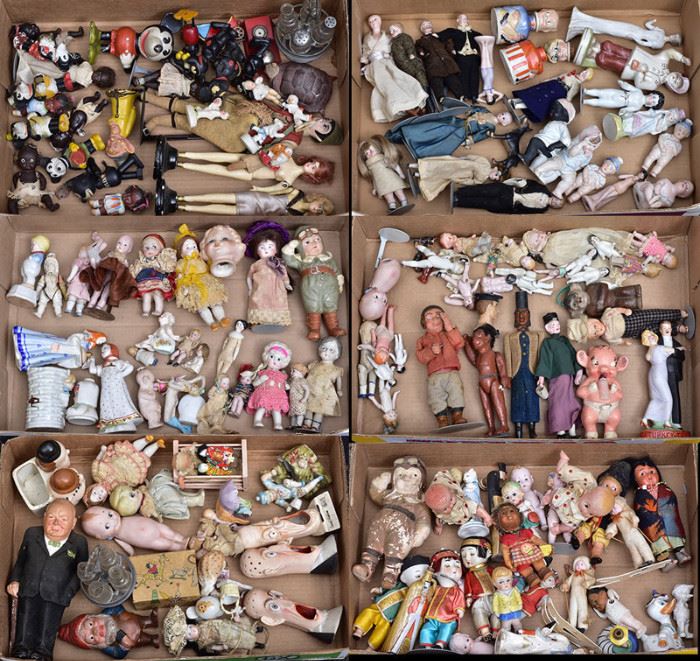 Large Grouping of Miniature Dolls and Accessories             Bid on-line today through March 21st at www.fairfieldauction.com
