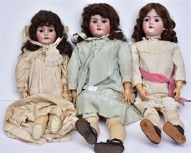 Over 100 German bisque dolls             Bid on-line today through March 21st at www.fairfieldauction.com